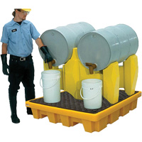 Syst&egrave;me de confinement Ultra-Drum sans drain pour 2 barils, 53" lo x 53" la x 44,8" ha, 1500 gal. US Capacit&eacute; Groupe Generik