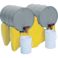 Support pour 2 barils &agrave; lhorizontale, 46,5" lo x 30" la x 31" ha Groupe Generik