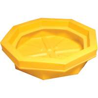 Ultra-Drum Tray sans grille, 32" lo x 32" la x 8,1" h, Cap. de d&eacute;versement 22,8 gal. US Groupe Generik