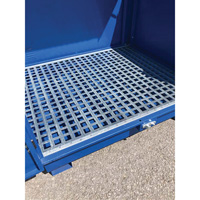 Ultra-Hard Top S4 Steel Spill Pallet, 61" L x 54.4" W x 52" H, 4700 lbs. Load Capacity Groupe Generik