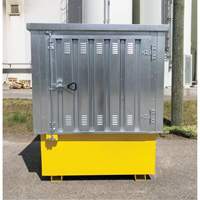 Steel Ultra-IBC Hard Top, 71.1" L x 83.1" W x 66.3" H, 5640 lbs. Load Capacity Groupe Generik