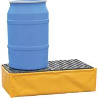 Ultra-Spill Pallet flexible, 2 barils, Capacit&eacute; de d&eacute;versement 66 gal. US, 48" x 24" x 14" Groupe Generik