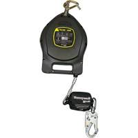 Cordage de s&eacute;curit&eacute; autor&eacute;tractable Falcon + Edge, 50', Acier galvanis&eacute;, Pivotant Groupe Generik