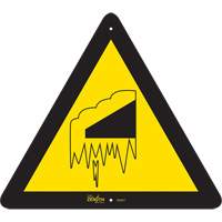 Enseigne de s&eacute;curit&eacute; conforme &agrave; la CSA -Falling Snow/Ice, 12" x 12", Aluminium, Pictogramme Groupe Generik