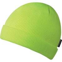 5567A Tuque, Doublure en Acrylique, Taille unique, Jaune lime haute visibilit&eacute; Groupe Generik