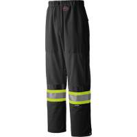 6003BKP Traffic Safety Pants, Polyester, Small, Black Groupe Generik