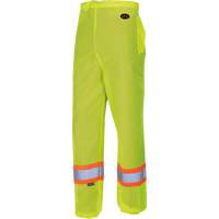 5670 Traffic Safety Pants, Polyester, 2X-Small/X-Small, High Visibility Lime-Yellow Groupe Generik