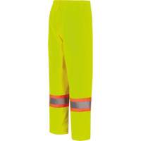 5629W Women's Waterproof Bib Pants, Polyester/Polyurethane, X-Small, High Visibility Lime-Yellow Groupe Generik