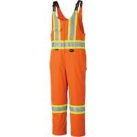 6617ZT Combinaison de s&eacute;curit&eacute; haute visibilit&eacute; avec fermeture &agrave; glissi&egrave;re sur la jambe, Poly-coton, 40 (grand taille), Orange haute visibilit&eacute; Groupe Generik