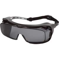 Lunettes &agrave; coques de s&eacute;curit&eacute; Cappture Plus, Lentille Gris, Antibu&eacute;e, Ventilation Ferm&eacute; Groupe Generik
