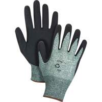 Gants &eacute;cologiques enduits &agrave; prise cr&ecirc;p&eacute;e, 9, R&ecirc;vetement Mousse de latex, Calibre 15, Enveloppe en Nylon/rPET Groupe Generik