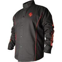Veste de soudage BSX ignifuge profil&eacute;, Coton, Petit, Noir Groupe Generik