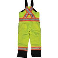 Salopette de s&eacute;curit&eacute; isolante en tissu ind&eacute;chirable, Polyester, T-petit, Jaune lime haute visibilit&eacute; Groupe Generik