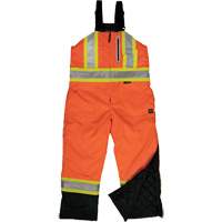 Salopette de s&eacute;curit&eacute; isolante en tissu ind&eacute;chirable, Polyester, T-petit, Orange haute visibilit&eacute; Groupe Generik
