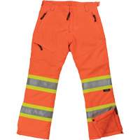 Womens Insulated Flex Safety Pant, Polyester, X-Small, High Visibility Orange Groupe Generik