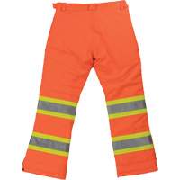Womens Insulated Flex Safety Pant, Polyester, X-Small, High Visibility Orange Groupe Generik