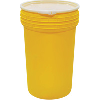 Ensemble de baril emboîtable en plastique pour laboratoire, 55 gal. US, Mobile Groupe Generik