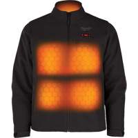 M12 Heated Toughshell Jacket with Battery, Men's, Small, Black Groupe Generik