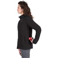 M12 Heated Axis Jacket with Battery, Women's, Large, Black Groupe Generik