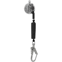 C&acirc;ble de limiteur de chute personnel 36CLS V-TEC, 10', Acier galvanis&eacute;, Pivotant Groupe Generik