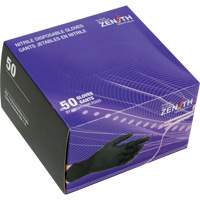 Emballages de gants jetables pour machine distributrice, Petit, Nitrile, 5 mils, Sans poudre, Noir, Classe 2 Groupe Generik