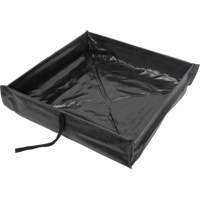 Berme de confinement des d&eacute;versements repliable &agrave; rouler, Capacit&eacute; 60 gal. US, 4' la x 4' lo x 6" h Groupe Generik