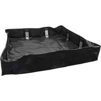 Berme repliable, Capacit&eacute; 30 gal. US, 2' la x 4' lo x 6" h, Support &agrave; encliqueter Groupe Generik