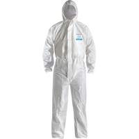 Combinaison CoverMe XP1800 de type 5/6 avec capuchon, Moyen, Blanc, Microporeux Groupe Generik