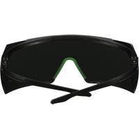SecureFit 3700 Series Safety Glasses SF3750AS-BLK, Grey/IR 5.0 Lens, Anti-Scratch, ANSI Z87+/Meets/Exceeds CSA Z94.3 Groupe Generik