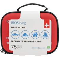 75-Piece Home & Travel First Aid Kit, Nylon Bag Groupe Generik