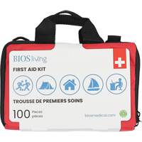 100-Piece Home & Travel First Aid Kit, Nylon Bag Groupe Generik
