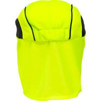 Chapeaux de refroidissement avec voiles pour le cou, Lime haute visibilit&eacute; Groupe Generik