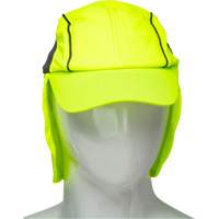 Chapeaux de refroidissement avec voiles pour le cou, Lime haute visibilit&eacute; Groupe Generik
