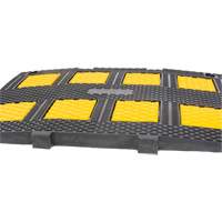 Middle Speed Hump, Rubber, 3' L x 20" W x 2" H Groupe Generik