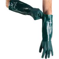 Gants verts &agrave; double enduit, 18" lo, PVC, Doublure en Jersey de coton, 70 mils Groupe Generik