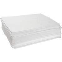 Meltblown Sorbent Pads, Oil Only, 15" x 19", 10 gal. Absorbancy Groupe Generik