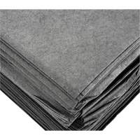 Meltblown Sorbent Pads, Universal, 15" x 19", 8 gal. Absorbancy Groupe Generik