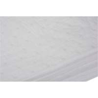 Bonded Sorbent Pad, Oil Only, 15" x 19", 10 gal. Absorbancy Groupe Generik