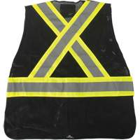 Veste d'arpenteur conforme aux normes de la CSA, Noir, Moyen, Polyester Groupe Generik