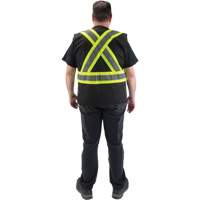 Veste d'arpenteur conforme aux normes de la CSA, Noir, Moyen, Polyester Groupe Generik