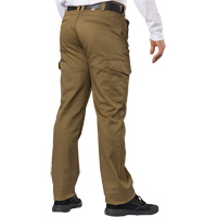 Big Flex Cargo Pants, Poly-Cotton/Spandex, Military Olive Green, Size 46, 30 Inseam Groupe Generik