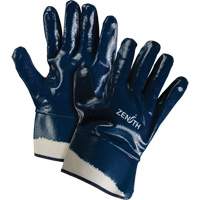 Gants &agrave; poignet de s&eacute;curit&eacute; de poids lourd, 10/T-Grand, R&ecirc;vetement Nitrile, Enveloppe en Coton Groupe Generik