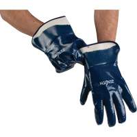 Gants &agrave; poignet de s&eacute;curit&eacute; de poids lourd, 10/T-Grand, R&ecirc;vetement Nitrile, Enveloppe en Coton Groupe Generik