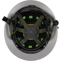 Casque Fibre Metal de style escalade avec bordure compl&egrave;te, R&eacute;pond aux normes CSA type 2, Suspension Rochet, Ventil&eacute; Groupe Generik