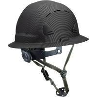 Casque Fibre Metal de style escalade avec bordure compl&egrave;te, R&eacute;pond aux normes CSA type 2, Suspension Rochet, Ventil&eacute; Groupe Generik