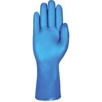 Gants r&eacute;sistants aux produits chimiques bleus pour usage moyen AlphaTec 37-501, Taille 7, 13" lo, Nitrile, 16,5-mil Groupe Generik