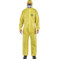 Combinaison AlphaTec 2300 STANDARD &agrave; coutures bord&eacute;es, mod&egrave;le 147, Petit, Jaune, Enduit de poly&eacute;thyl&egrave;ne/Polypropyl&egrave;ne Groupe Generik