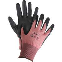 Gants &eacute;cologiques, l&eacute;gers, et r&eacute;sistants &agrave; la coupe, &agrave; haute dext&eacute;rit&eacute;, Taille 7, Calibre 18, Rev&ecirc;tement Mousse de nitrile, Enveloppe en Acier inoxydable/PEHP/rPET, ASTM ANSI niveau A4 Groupe Generik