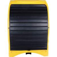 Palette contre les d&eacute;versements &agrave; couvercle dur pour 4 barils, 68,11" lo x 61,61" la x 83,07" h, Capacit&eacute; de charge 1433 lb Groupe Generik