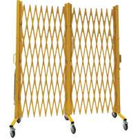 Expandable Barrier, 84" H x 20' L, Yellow Groupe Generik